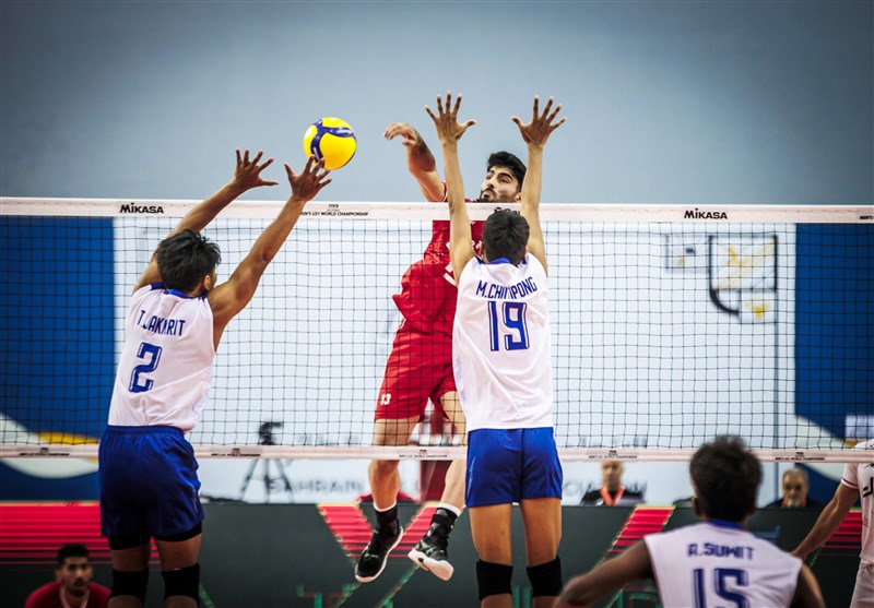 والیبال جوانان جهان| صدرنشینی ایران با برتری مقابل بحرین