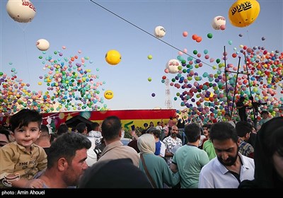 مهمانی ده کیلومتری غدیر در خیابان انقلاب