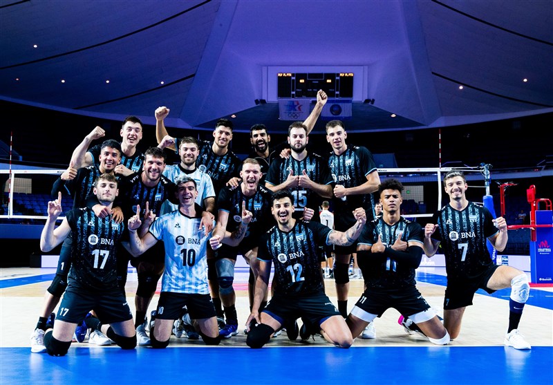 لیگ ملت‌های والیبال| پیروزی آرژانتین مقابل آمریکا با یک اتفاق ویژه