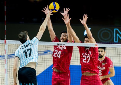  لیگ ملت‌های والیبال| شکست ایران مقابل آرژانتین در ماراتنی نفس‌گیر 