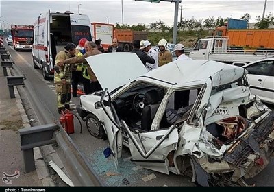  "خواب‌آلودگی و شتاب رانندگان" علت ۹۷ درصد تصادفات است 