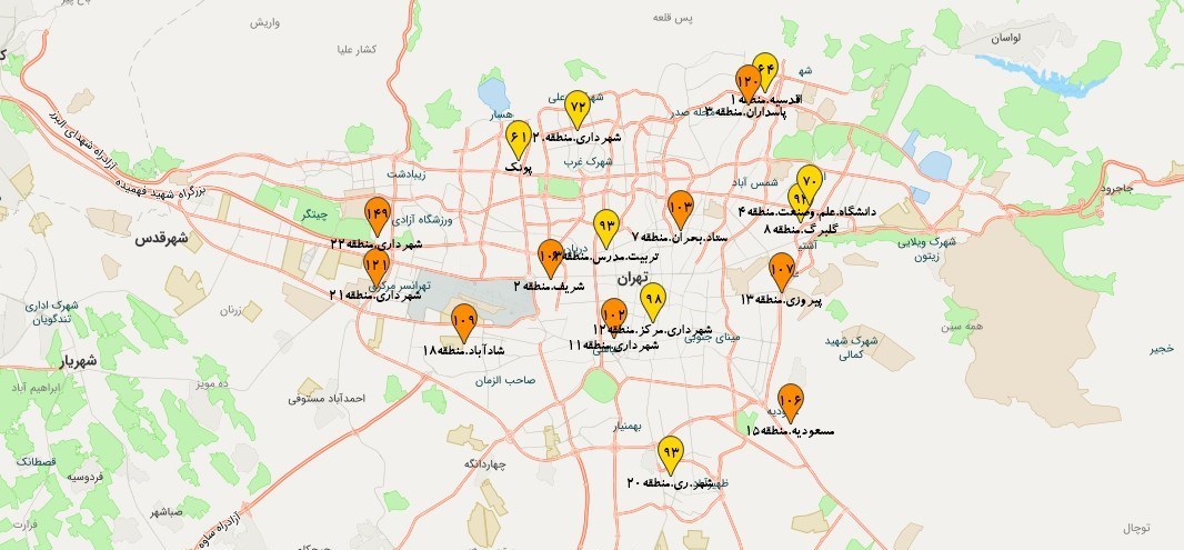 کیفیت هوای تهران , شرکت کنترل کیفیت هوا , 