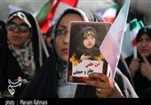 تجمع حامیان عفاف و حجاب در شاهرود/ اعلام برائت مردم از هنجارشکنان + فیلم