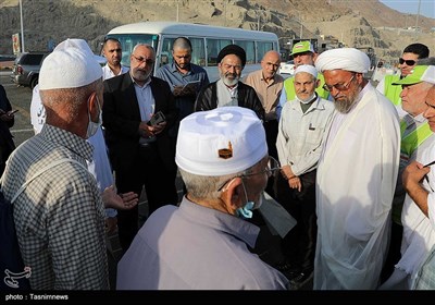 بازدید سرپرست حجاج ایرانی از حمل و نقل درون شهری - مکه