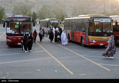 بازدید سرپرست حجاج ایرانی از حمل و نقل درون شهری - مکه