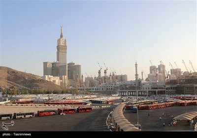 بازدید سرپرست حجاج ایرانی از حمل و نقل درون شهری - مکه