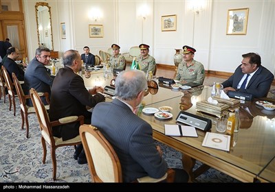دیدار سید عاصم منیر فرمانده ارتش پاکستان با امیر عبداللهیان وزیر امور خارجه