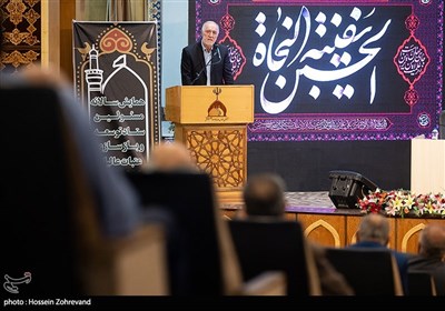 سخنرانی علیرضا فخاری استاندار تهران در همایش سالانه ستاد بازسازی عتبات عالیات استان تهران