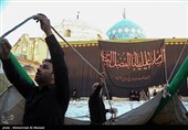 برپایی خیمه عزای محرم در امامزاده موسی مبرقع (ع)