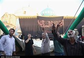 برپایی خیمه عزای محرم در امامزاده موسی مبرقع (ع)