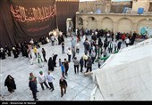 برپایی خیمه عزای محرم در امامزاده موسی مبرقع (ع)