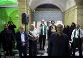 برپایی خیمه عزای محرم در امامزاده موسی مبرقع (ع)