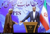 نشست خبری مشترک بدر بن حمد البوسعیدی و حسین امیرعبداللهیان وزرای امور خارجه ایران و عمان