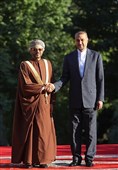 دیدار بدر بن حمد البوسعیدی با حسین امیرعبداللهیان وزرای امور خارجه ایران و عمان
