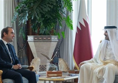  گفت‌وگوی امیر قطر و وزیر دفاع فرانسه درباره همکاری‌های نظامی 