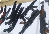 انهدام باند سازمان یافته اشرار و قاچاقچیان سلاح در بلوچستان/ کشف نارنجک و سلاح M16 از مخفیگاه اشرار