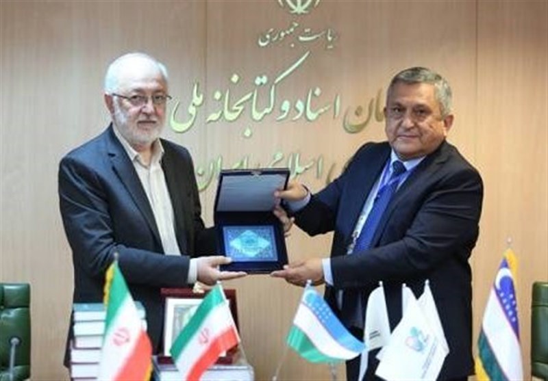 رئیس مرکز تمدن اسلامی ازبکستان با رئیس سازمان اسناد و کتابخانه ملی ایران دیدار کرد