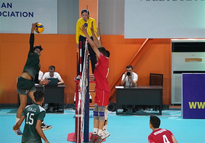 قهرمانی تیم والیبال زیر 16 سال ایران در آسیای مرکزی