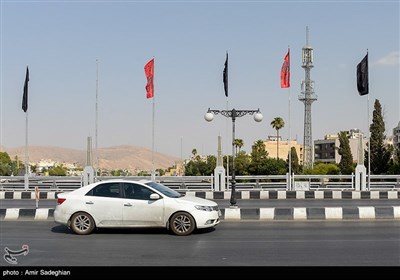 رنگ و بوی ماه محرم بر چهره شهر شیراز