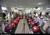 بازگشت اولین گروه از حجاج بیت الله الحرام به فرودگاه همدان