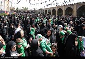 مراسم شیرخوارگان حسینی در قزوین 