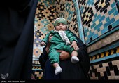 مراسم شیرخوارگان حسینی در قزوین 