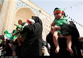 مراسم شیرخوارگان حسینی در قزوین 