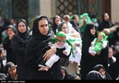 مراسم شیرخوارگان حسینی در قزوین 