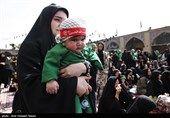 مراسم شیرخوارگان حسینی در قزوین 