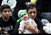 مراسم شیرخوارگان حسینی در مشهد 