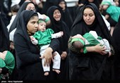 مراسم شیرخوارگان حسینی در مشهد 