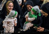 مراسم شیرخوارگان حسینی در حرم مطهر عبدالعظیم حسنی (ع)