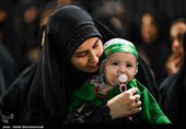 مراسم شیرخوارگان حسینی در حرم مطهر عبدالعظیم حسنی (ع)
