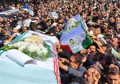  وداع باشکوه با دو شهید مدافع‌ امنیت در یاسوج/ تشییع پیکر شهیدان امینی و ‌درخشان‌زاده‌ + تصاویر 
