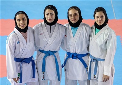  کاراته قهرمانی آسیا| صعود مقتدرانه دختران ایران به دیدار نهایی کومیته تیمی 