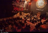 عزاداری شب پنجم محرم در کرمانشاه