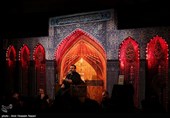 مراسم عزاداری شب پنجم محرم در مهدیه قزوین