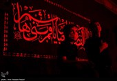 مراسم عزاداری شب پنجم محرم در مهدیه قزوین