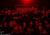 مراسم عزاداری شب پنجم محرم در مهدیه قزوین