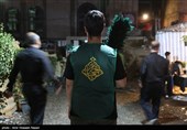 مراسم عزاداری شب پنجم محرم در مهدیه قزوین