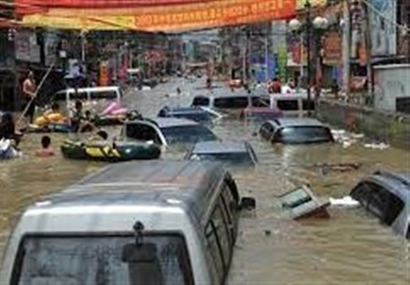 5 کشته بر اثر بارش شدید باران و وقوع سیل در چین