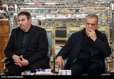 دیدار و کنفرانس خبری مشترک رؤسای مجالس ایران و صربستان