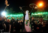 مراسم عزاداری شب ششم محرم در مریانج - همدان