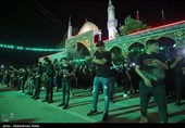 مراسم عزاداری شب ششم محرم در مریانج - همدان