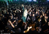 مراسم عزاداری شب ششم محرم در مریانج - همدان