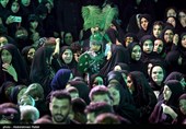مراسم عزاداری شب ششم محرم در مریانج - همدان