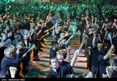 مراسم عزاداری شب ششم محرم در مریانج - همدان