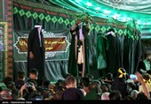 مراسم عزاداری شب ششم محرم در مریانج - همدان