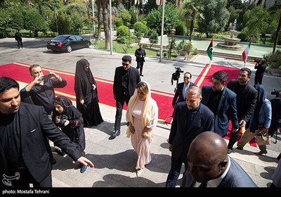 لقاء وزيرة خارجية ليبيا مع أمير عبداللهيان