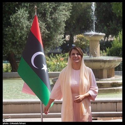 لقاء وزيرة خارجية ليبيا مع أمير عبداللهيان